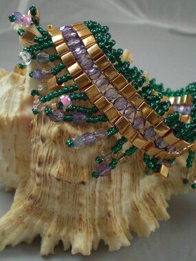 Fun Fringe Hand Beaded Bracelet